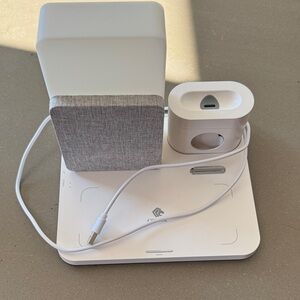 White and Gray Charging Station
